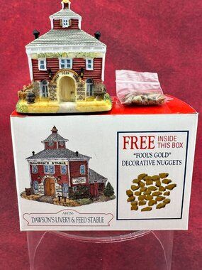 LIBERTY FALLS AMERICANA COLLECTION " DAWSON'S LIVERY & FEED STABLE" AH156, 1998